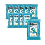 RINKINYS 10 x Dinozaurai kukurūzų traškučiai su jūros druska NĖRA STIKLO. BIO 4x15 g