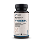 Vitaminas C erškėtuogės + cinkas maisto papildas 90 kapsulių 41,4 g - Pharmovit (klasikinis)