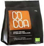 Inkų uogos žaliaviniame šokolade BIO 70 g