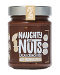 Kakavinis traškus žemės riešutų kremas bio 250 g - Naughty Nuts