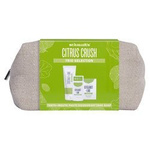 Rinkinys bergamotų-citrinų su kosmetine: dezodorantas 58 ml, dantų pasta 100 ml, muilas 142 g – Schmidts