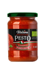 Saulėje džiovintų pomidorų pesto BIO 140 g - Vitaliana