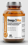 Omega 3 Max maisto papildas be glitimo 60 kapsulių - Pharmovit (švari etiketė)