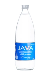 Natūralus mineralinis vanduo, vidutiniškai mineralizuotas, lengvai putojantis 860 ml (stiklinė) - Java