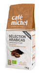 Arabica 100% rinktinės sąžiningos prekybos kavos pupelės bio 1 kg - CAFE MICHEL