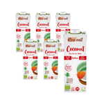 RINKINYS 6 x Kokosų gėrimas be glitimo ir cukraus BIO 1 l