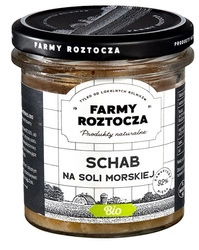 Kiaulienos nugarinė su jūros druska BIO 250 g (stiklainis) - Roztocze Farms