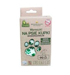 Šunų išmatų maišeliai (kompostuojami ir biologiškai skaidūs) 6 ritinėliai 90 vnt. – Froggy