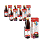 RINKINYS 6 x Daugelio vaisių sultys nfc su cinku, vitaminu c ir d3 450 ml