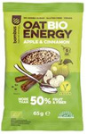 Ekologiška avižinė košė su obuoliais ir cinamonu, be glitimo, 65 g – Bombus BIO