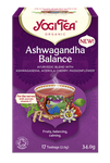 Ajurvedinė subalansuota arbata su ašvaganda (ashwagandha balance) bio (17 x 2 g) 34 g - yogi tea