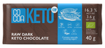 Keto šokoladas su MCT aliejumi, be pridėtinio cukraus, BIO, 40 g – Cocoa