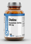 Cholina (600 mg), be glitimo, švarios etiketės maisto papildas, 60 kapsulių – Pharmovit