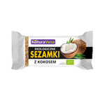 Ekologiški sezamų batonėliai su kokosais 27 g – Naturavena