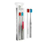 Dantų šepetėlis iš PLA plastiko 12000 ypač minkštas 2 vnt. - Nordics