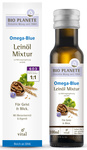 Omega blue - linų sėmenų aliejaus mišinys (graikiniai riešutai, jūros dumbliai) bio 100 ml - BIO PLANETE