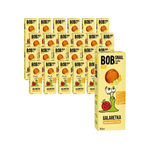 RINKINYS 24 x "Apple-Pear-Citrus-Citrus" užkandis be pridėtinio cukraus Bob Snail, 27 g
