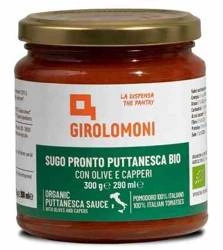 Pomidorų padažas "Puttanesca" su alyvuogėmis ir kaparėliais Bio 300 g
