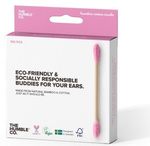 Higieniniai bambukiniai rožiniai vatos pagaliukai 100 vnt. – The Humble