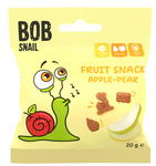 Obuolių - kriaušių želė pupelės be glitimo, be želatinos 20 g - BOB SNAIL