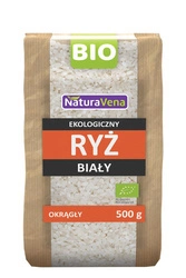 Baltieji apvalūs ryžiai BIO 500 g - Naturavena