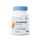 Vitaminas D3 100 µg (4000 TV), maisto papildas be glitimo 60 kapsulių - OSAVI