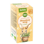 Vaikų sirupas iš plantanų ir erškėtuogių nuo 1 metų amžiaus bio maisto papildas 250 g - APOTHEKE